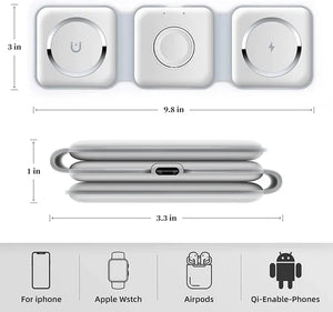 3 - in - 1 Wireless Charging Pad - Emirates Drop