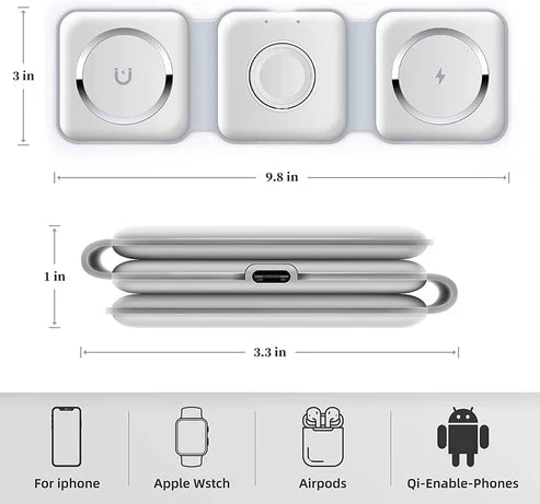 3 - in - 1 Wireless Charging Pad - Emirates Drop