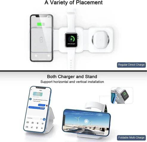 3 - in - 1 Wireless Charging Pad - Emirates Drop