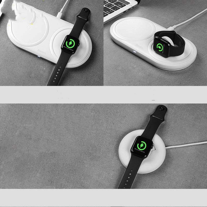 Wireless Charger For Apple 11 Fast Charging Smart Watch Universal Universal Car 2 - In - 1 - Emirates Drop